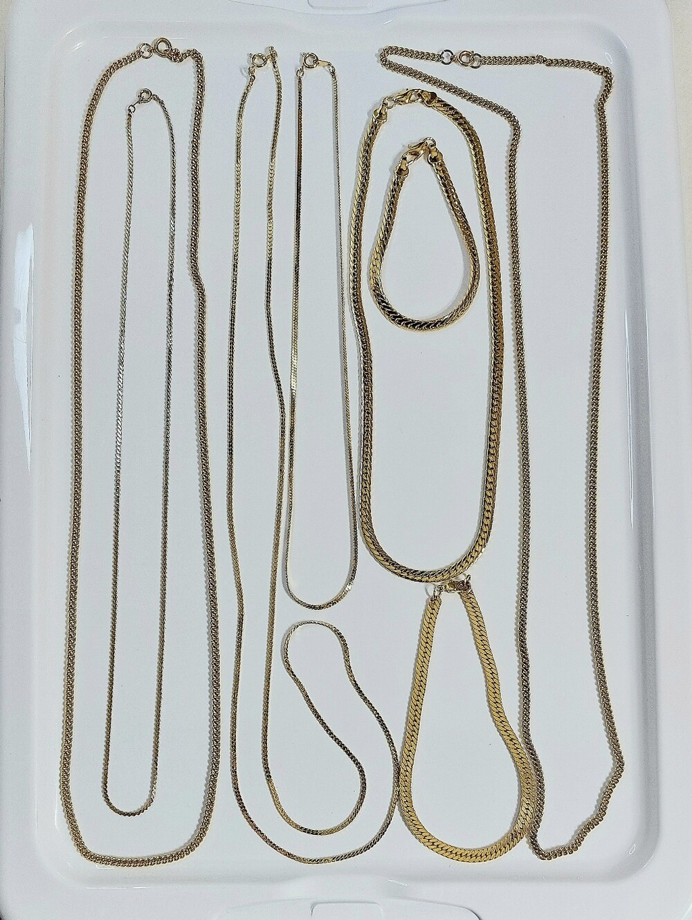 Gold Tone Layered Necklace Set for Women - Timeless Gold Finish